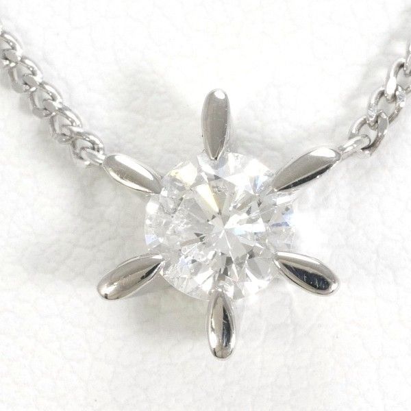 PT850 ネックレス ダイヤ 0.37 鑑定書 総重量約3.8g 約41cm 【公式通販】