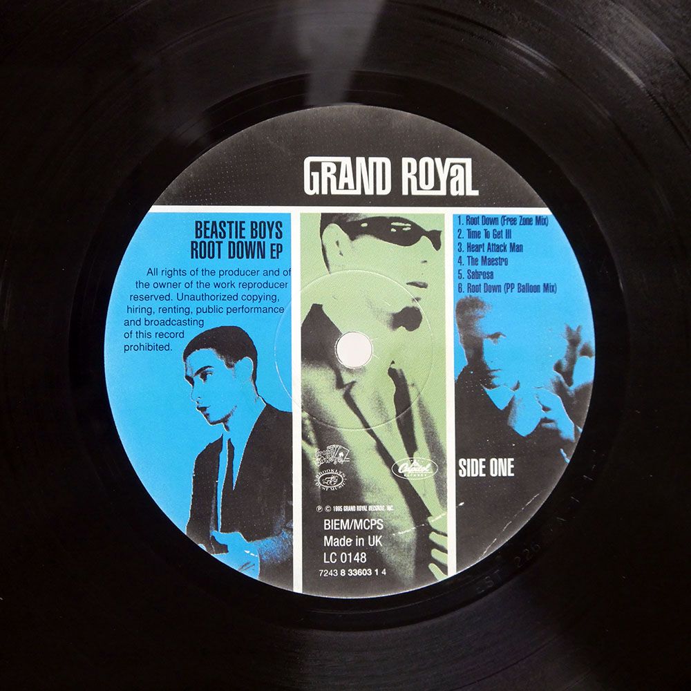Pisces UK盤レコード UK盤 BEASTIE BOYS/ROOT DOWN EP/GRAND ROYAL 724000000000 12
