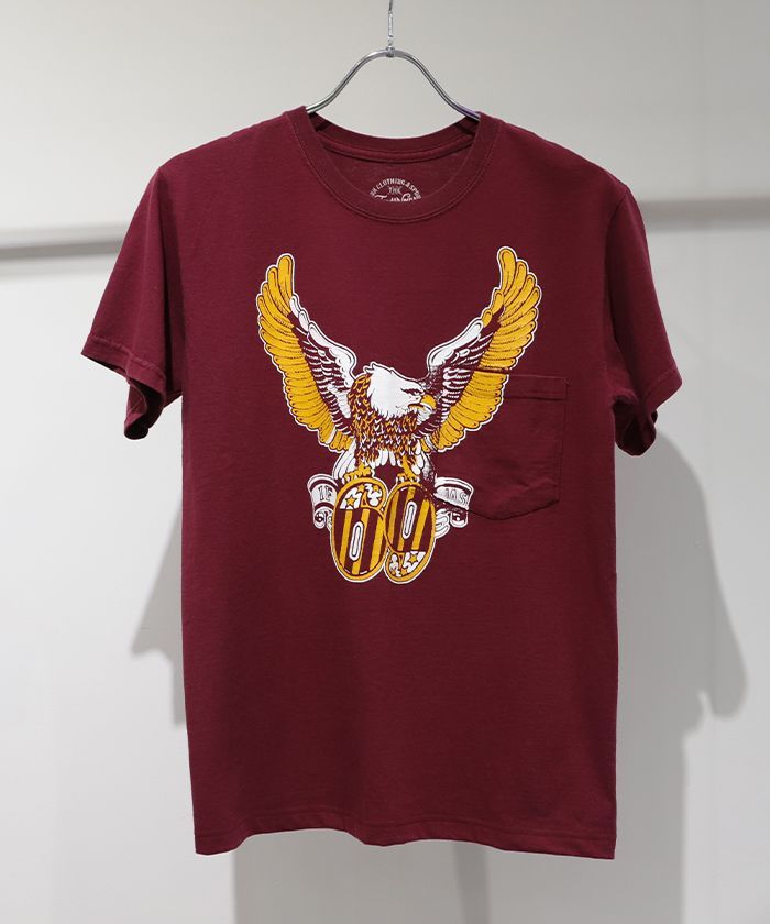 ☆ テンダーロイン T-TEE69 イーグルプリントポケットTシャツ / S 