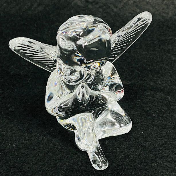 Baccarat天使の置物 Baccaratバカラ◎天使のオブジェ 置物 クリスタルガラス エンジェル