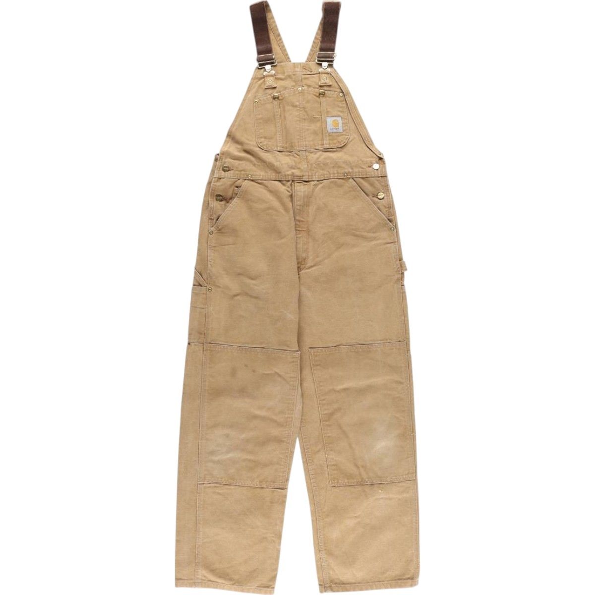 古着 カーハート Carhartt ダブルニー ダック オーバーオール
