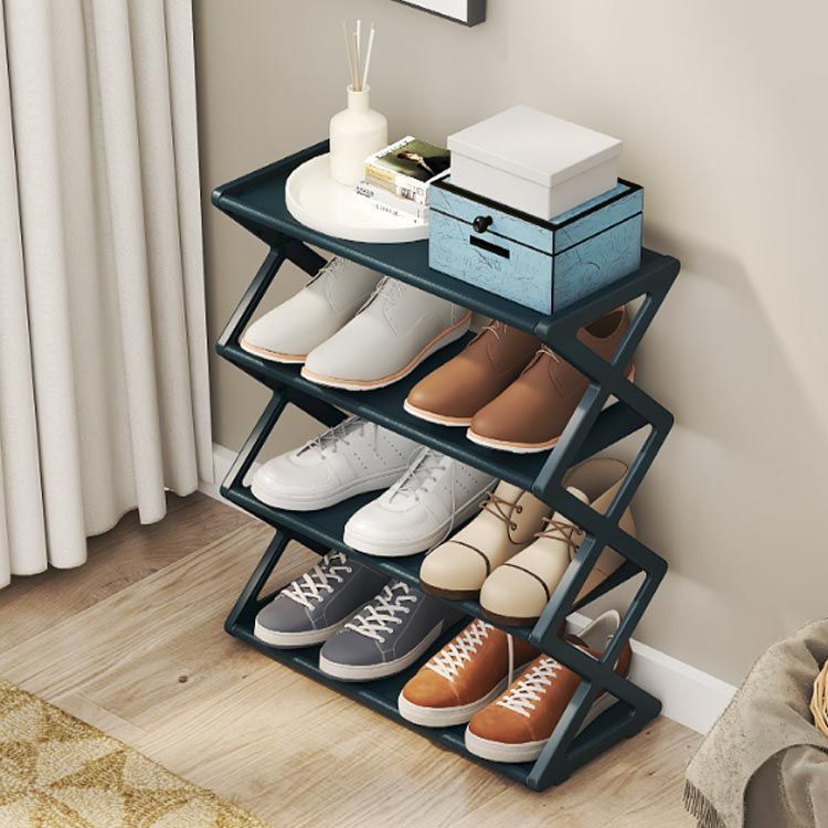 アイアン シューズ&スリッパラック ハンドメイド 8段