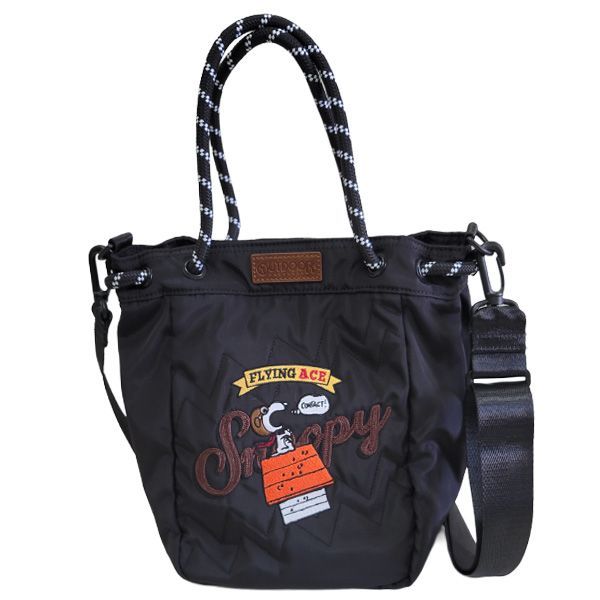 OUTDOOR PRODUCTS アウトドアプロダクツ 巾着型 刺繍 PEANUTS