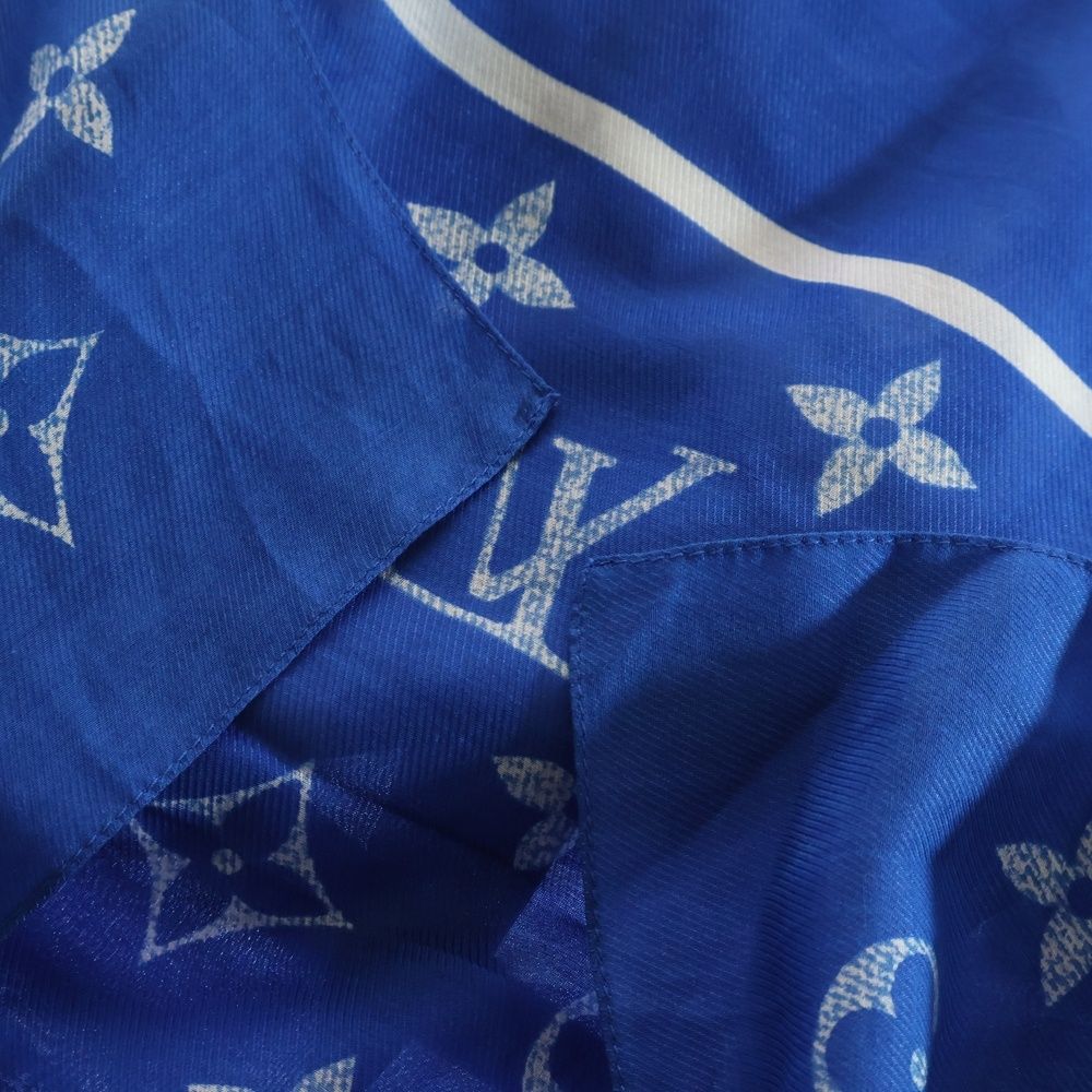 モノグラムストール シルク大判スカーフ