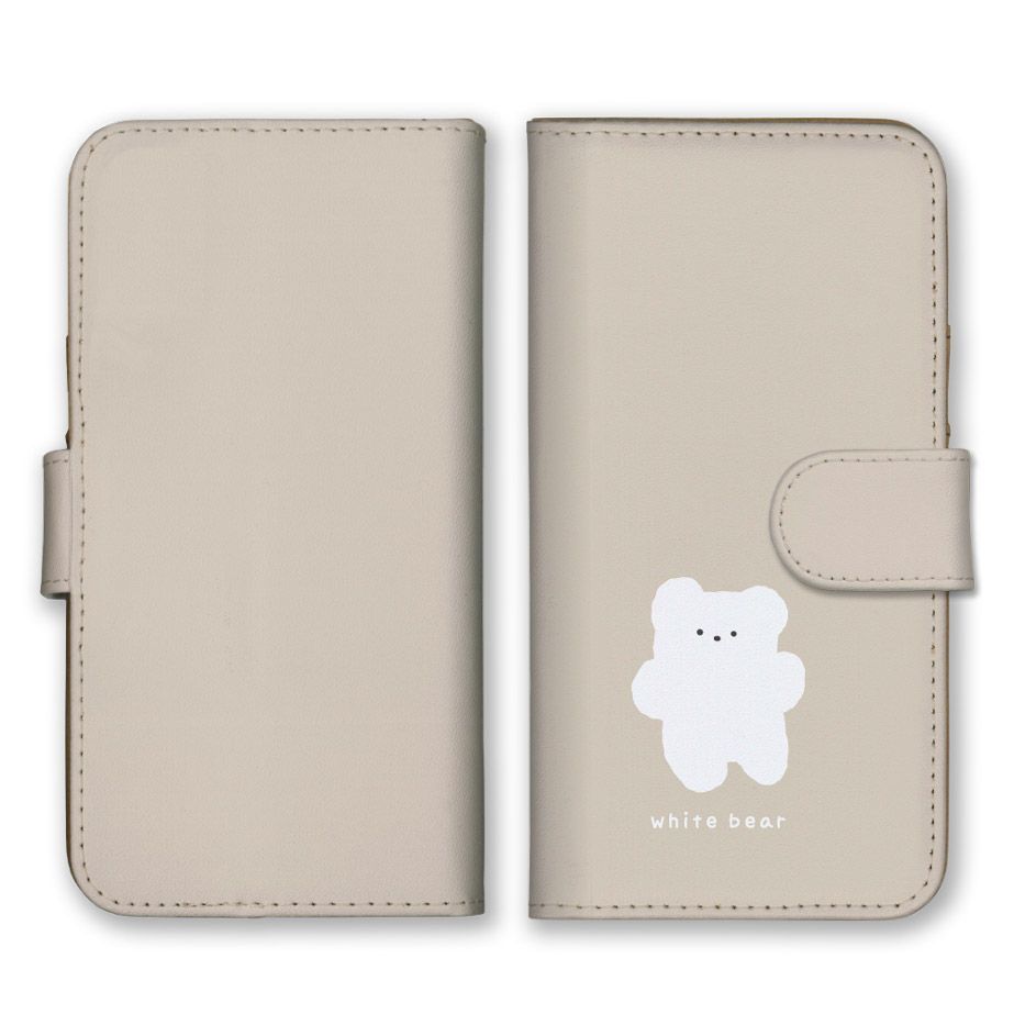 らくらくフォン 4 F-04J ケース 手帳型 スマホケース 携帯ケース クマ