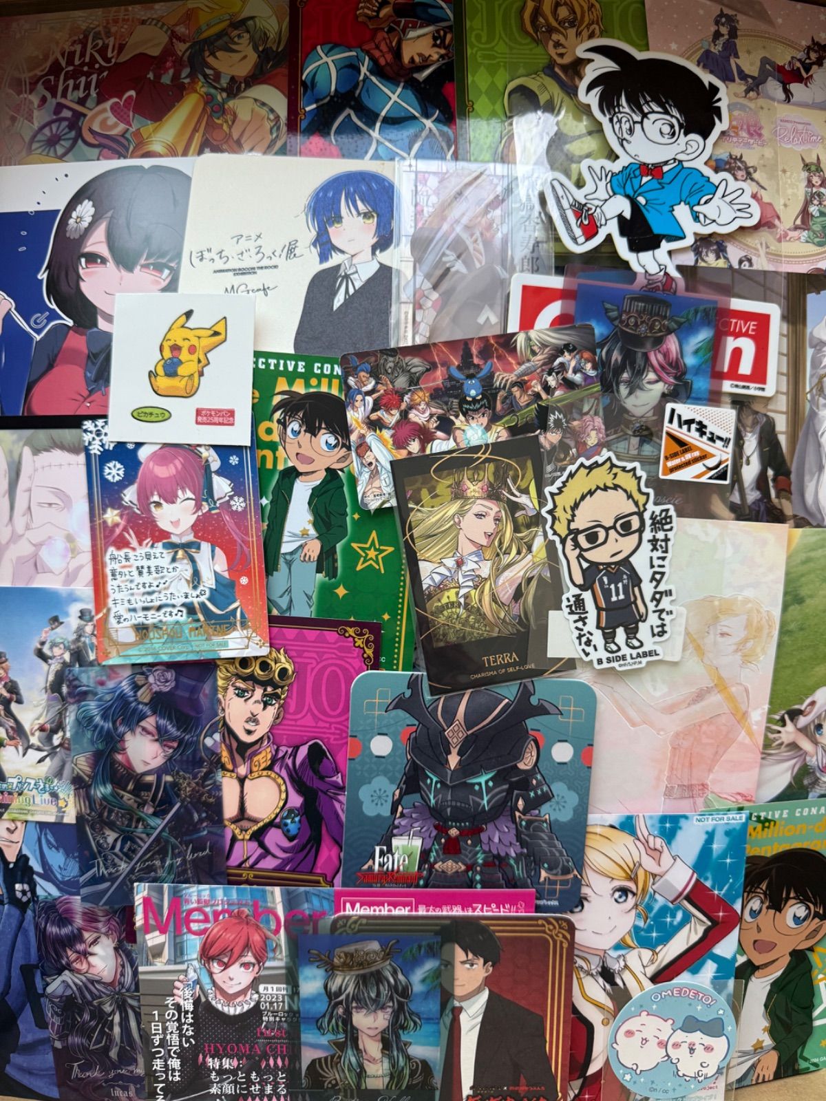 紙類 アニメ ゲーム まとめ売り 大量 色紙 コースター ポスト