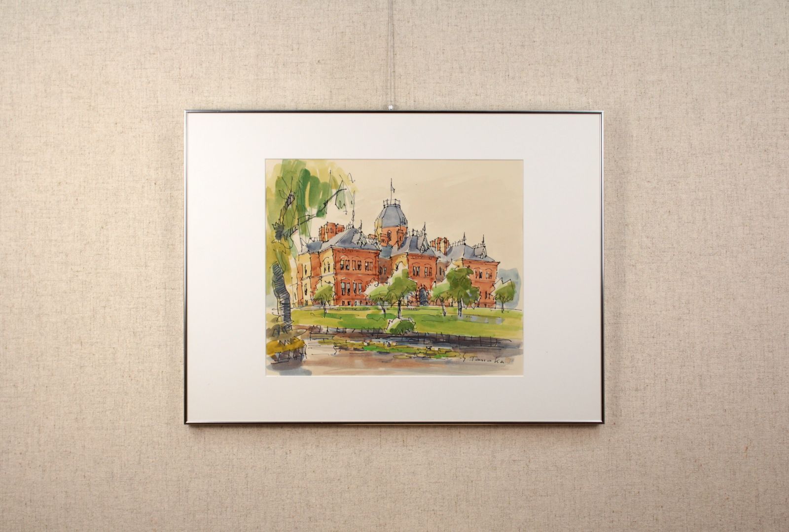 田中 進『道庁』水彩画【真作保証】 絵画 田中 進『道庁』水彩画【真作保証】 絵画 - メルカリ