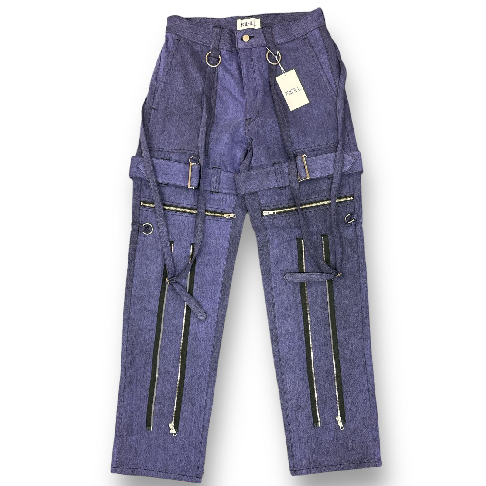 定価99000円 新品 KIDILL 23AW Chemical Denim Pants ケミカルデニムパンツ ジーンズ キディル KL772  パープルケミカル - メルカリ