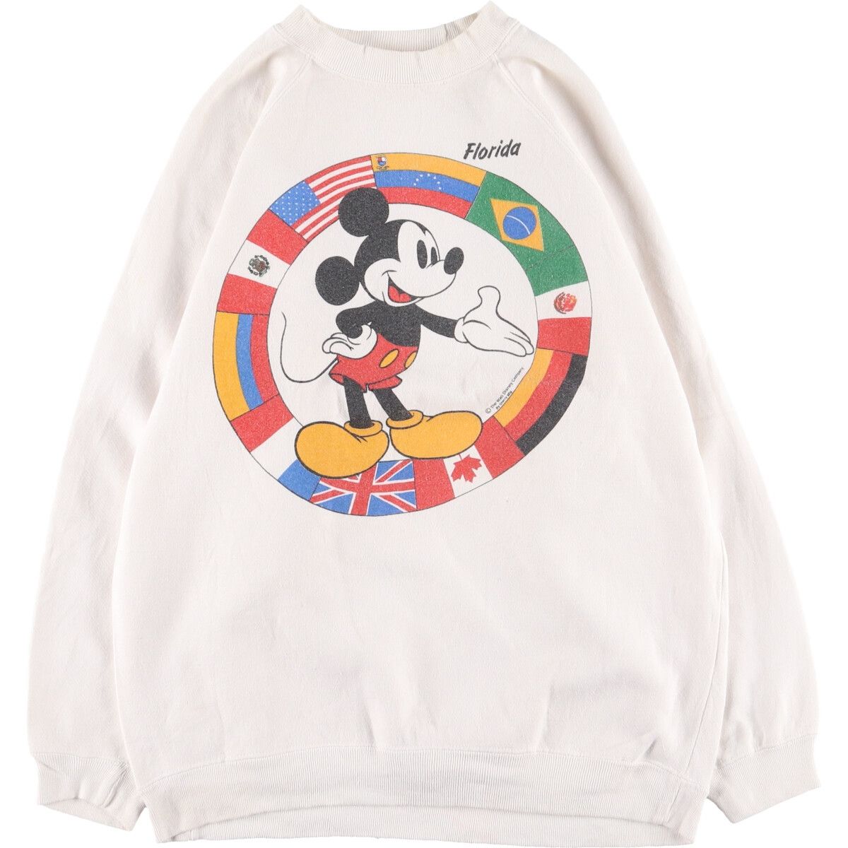 古着 80年代 MICKEY MOUSE ミッキーマウス キャラクタースウェットシャツ トレーナー メンズXL ヴィンテージ/eaa386874
