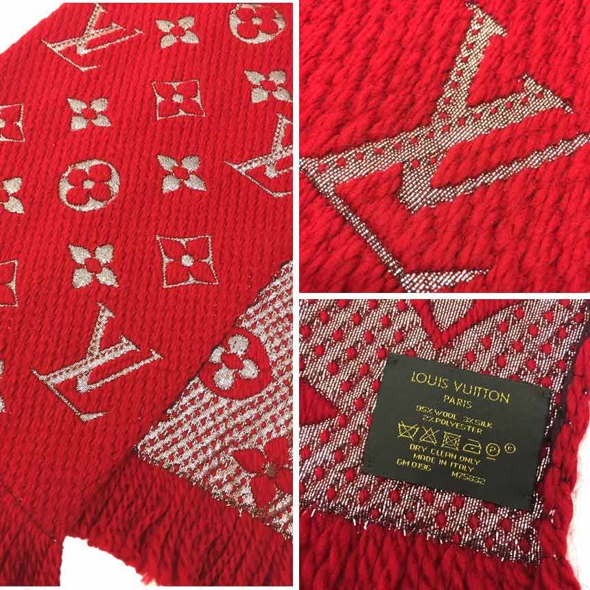 ルイヴィトン　モノグラム　マフラー　エシャルプロゴマニアシャイン　aq9731 LOUIS VUITTON ルイヴィトン エシャルプ・ロゴマニア シャイン