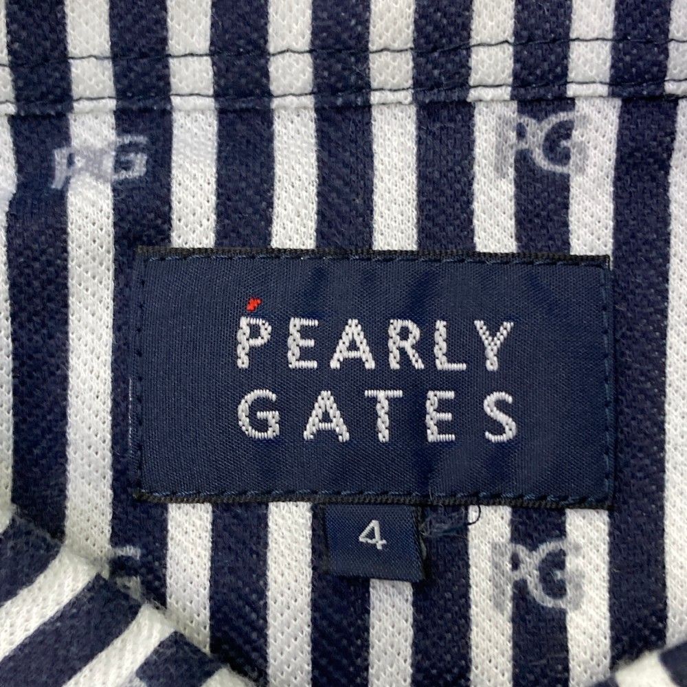 サイズ：4 PEARLY GATES パーリーゲイツ 長袖ポロシャツ