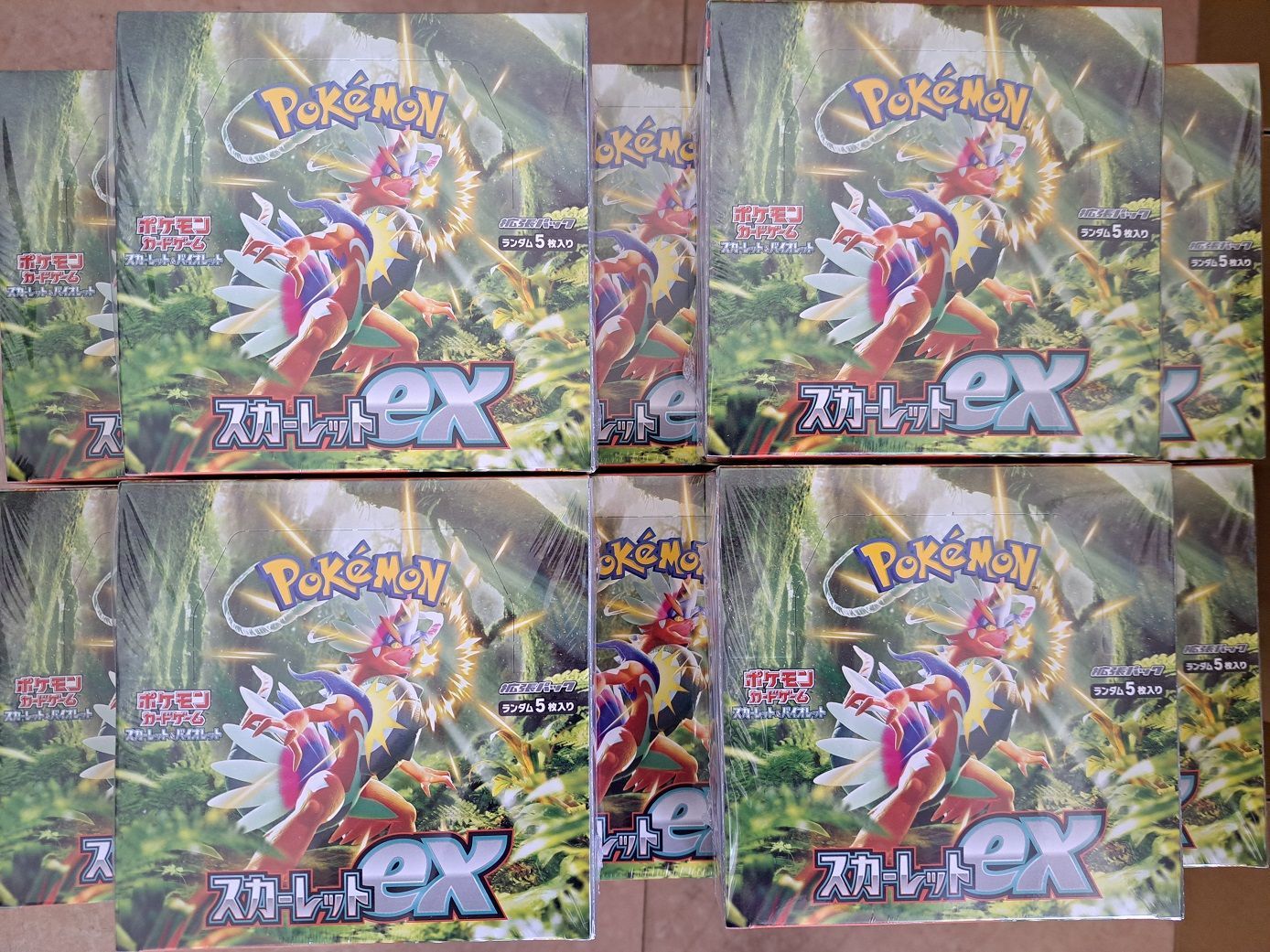 ポケモンカード スカーレットex 未開封 シュリンク付き 10BOX library