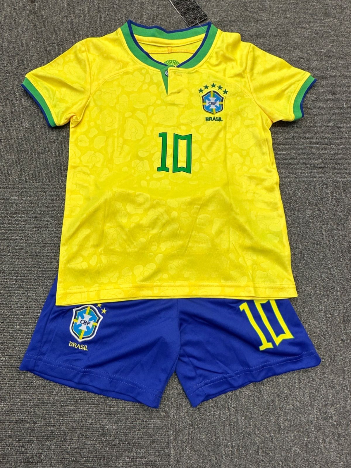 150cm ネイマール ブラジル代表 サッカーユニフォーム キッズ - フットサル