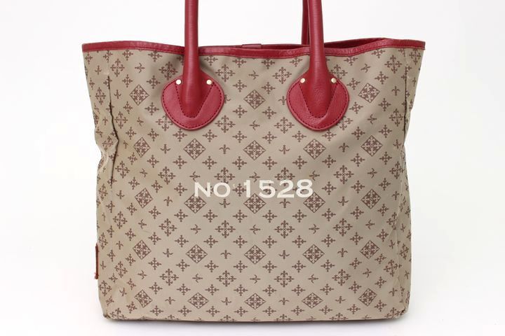 【美品】 russet ラシット トート ショルダー バッグ 総柄 russet(ラシット) / ショルダーバッグ/ナイロン/ネイビー/総柄