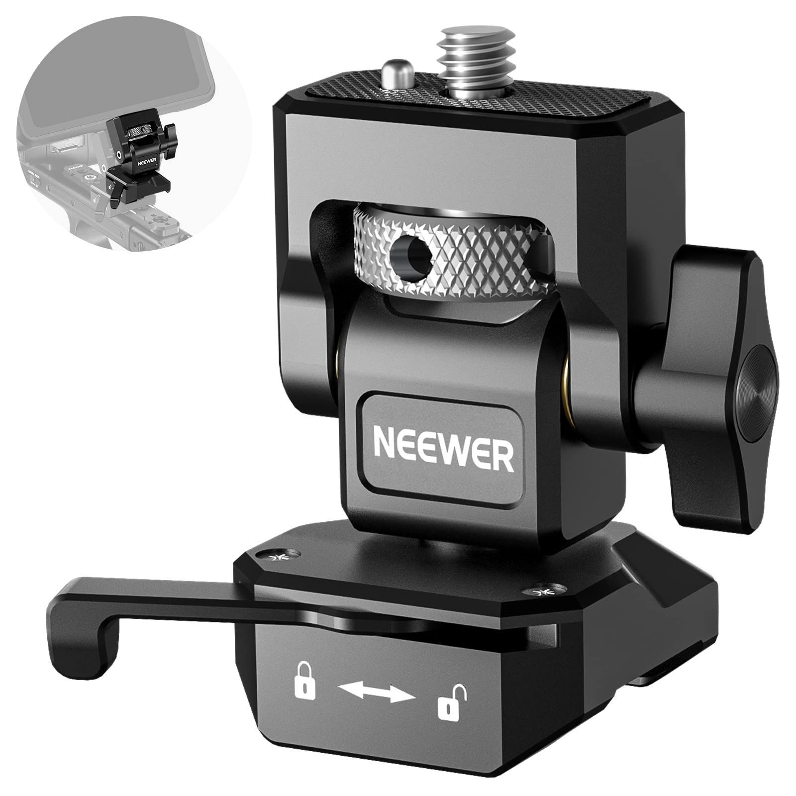 NEEWER - NEEWER SmallRig 他 固定クランプ セット カメラ Amazon.co.jp: NEEWER 汎用型カメラケージ &トップハンドル