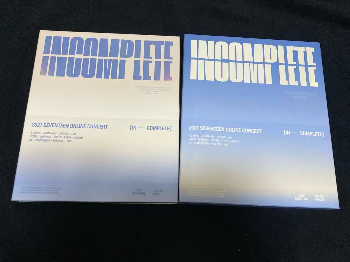 SEVENTEEN(セブンティーン・セブチ) INCOMPLETE dvd u0026ブルーレイ