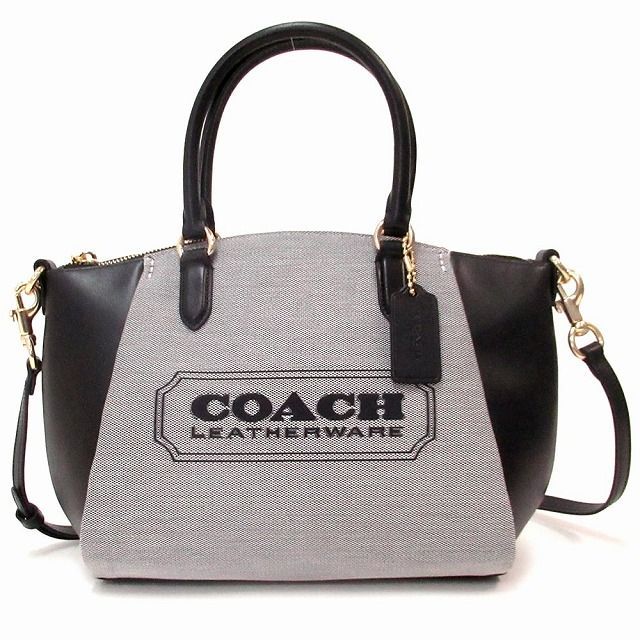 新品 未使用】コーチ バッグ COACH コーチ アウトレット ショルダーバッグ エリスソルトジャガード 2WAY サッチェル C9079LIU1K  - メルカリ