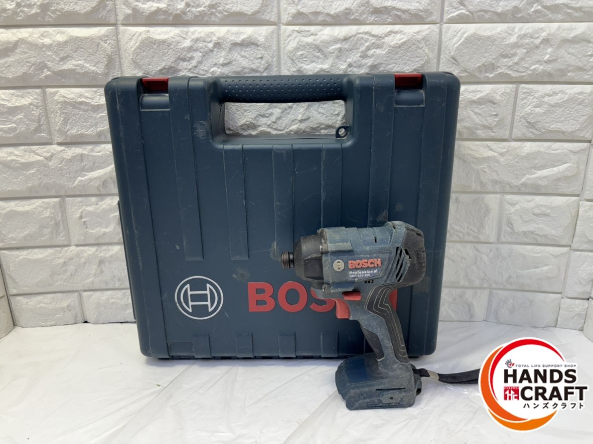 ▽ ボッシュ GDR18V-160 コードレスインパクトドライバ 2.0Ahバッテリー2個 充電器 ケース付き