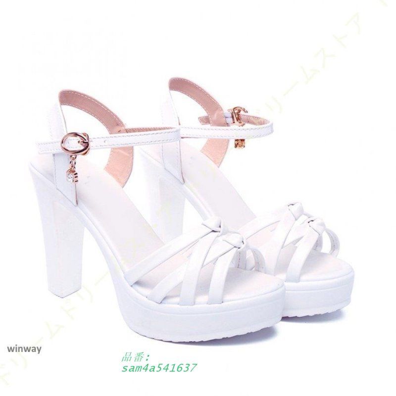 カジュアルヒールサンダル ストーム