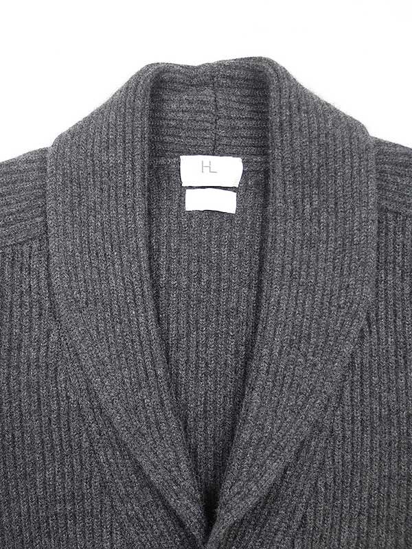 HERILL ヘリル 22AW Rib Stitch Shawl cardigan ショールカラー ...