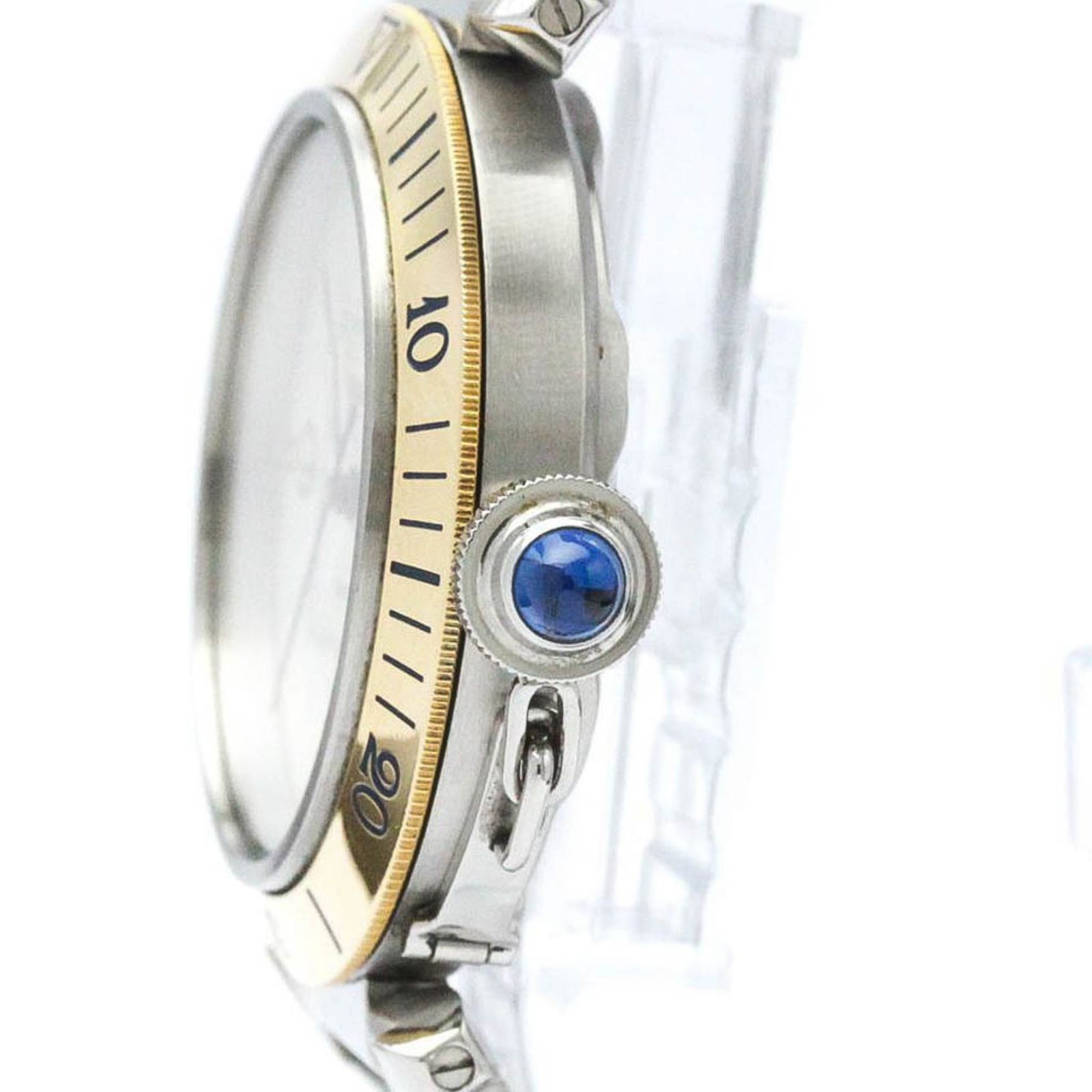 カルティエ (CARTIER) パシャ 38 K18 ゴールド ステンレススチール 
