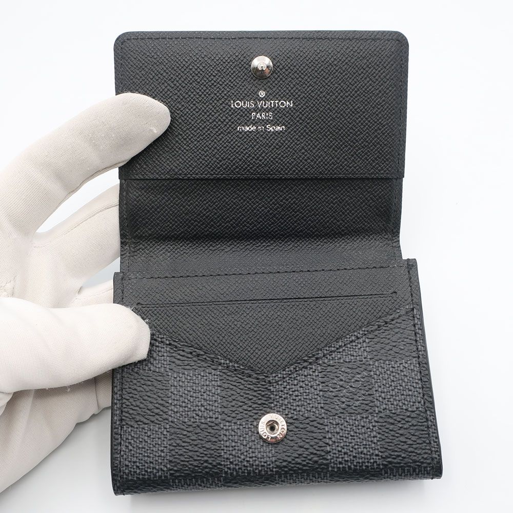 天白】ルイヴィトン カードケース ポルト カルトスリム・スリム M14817  
