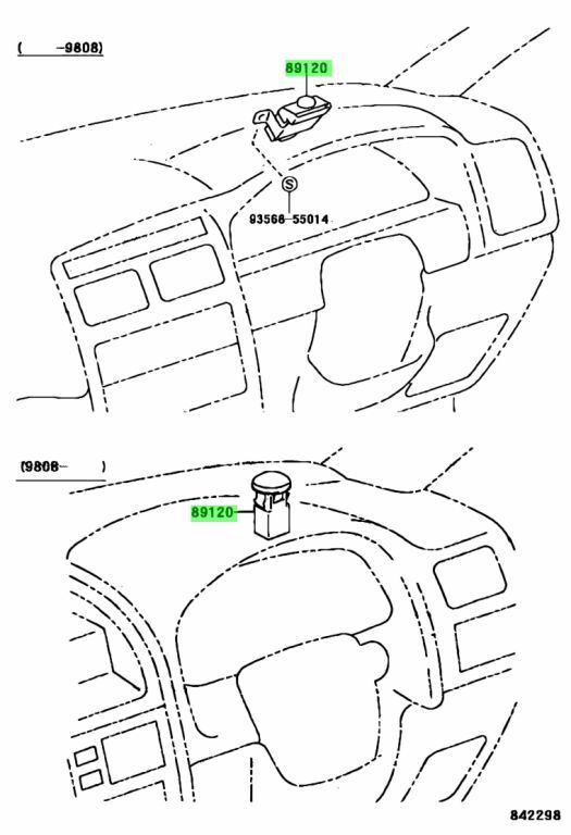 ●新品 トヨタ SXE10 GXE10 アルテッツァ 純正 オートライトコントロール センサー Automatic Light Control Sensor