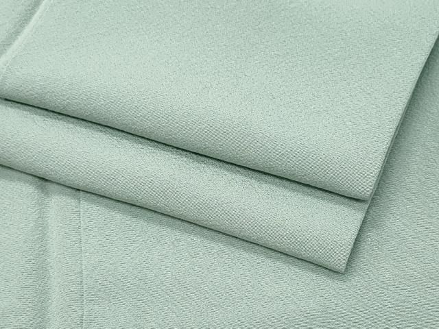 平和屋着物●上質な色無地 青白橡色 正絹 CAAZ0843vf