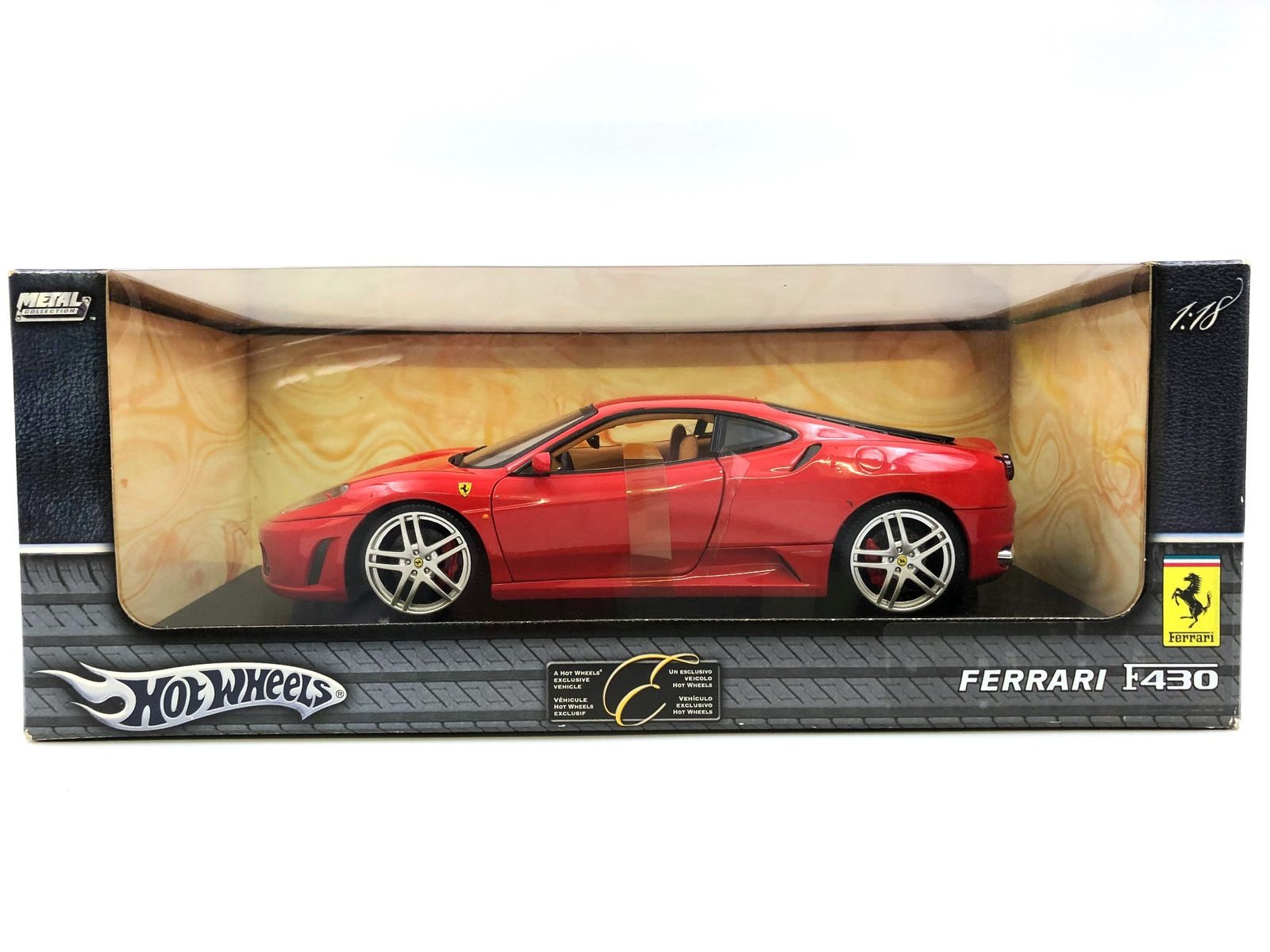 ホットウィール 1/18 フェラーリ F430 Amazon.com: Hot Wheels 2006 Ferrari F430 Spider diecast