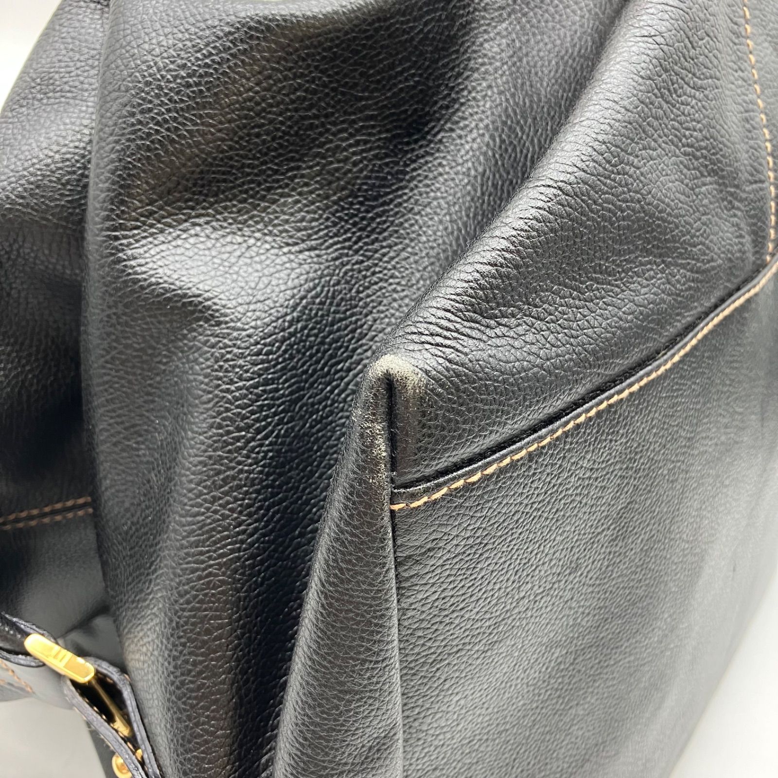 お買い得】Dunhill ボストンバッグ レザー ブラック系 保存袋