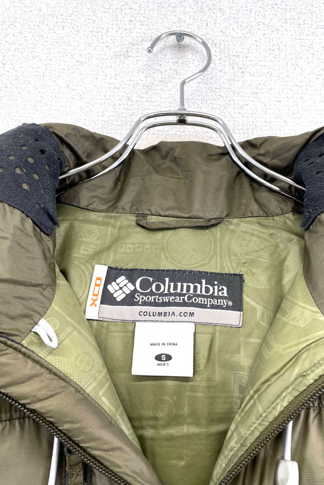 90's Columbia down jacket コロンビア ダウンジャケット フード付き 