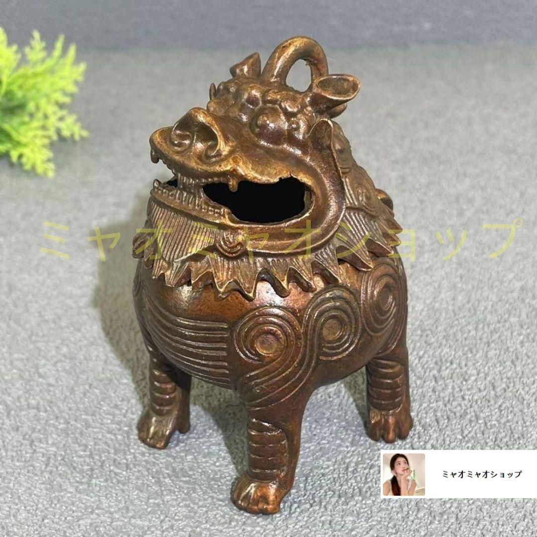 銅器 香炉 神獣香炉 香道具 茶道具 工芸品 置物 銅製 神獣香炉 塔香炉 茶道茶寵 香道具 装飾品 工芸品 置物