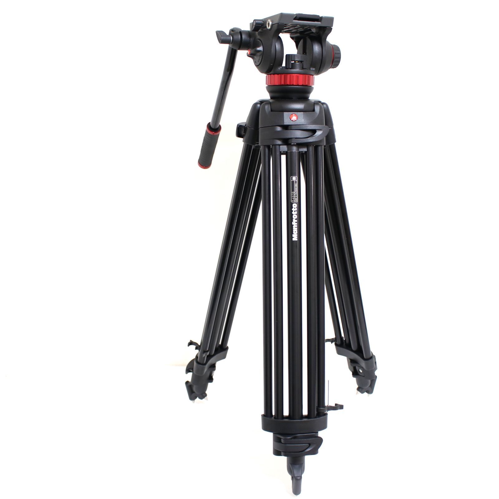 上品 Manfrotto ビデオキット MVH502A-546BK-1 ツイン3段アルミ MSタイプ
