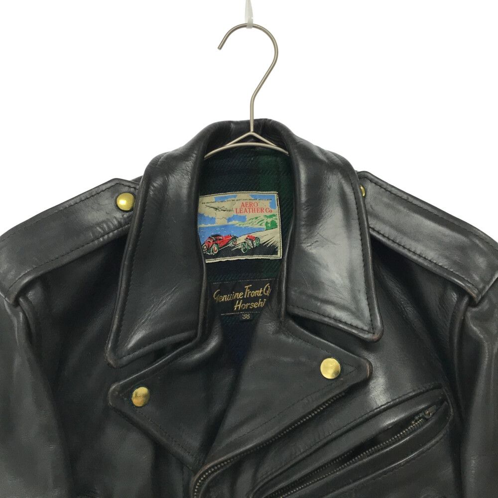 AERO LEATHER (エアロレザー) ホースハイドダブルライダースジャケット