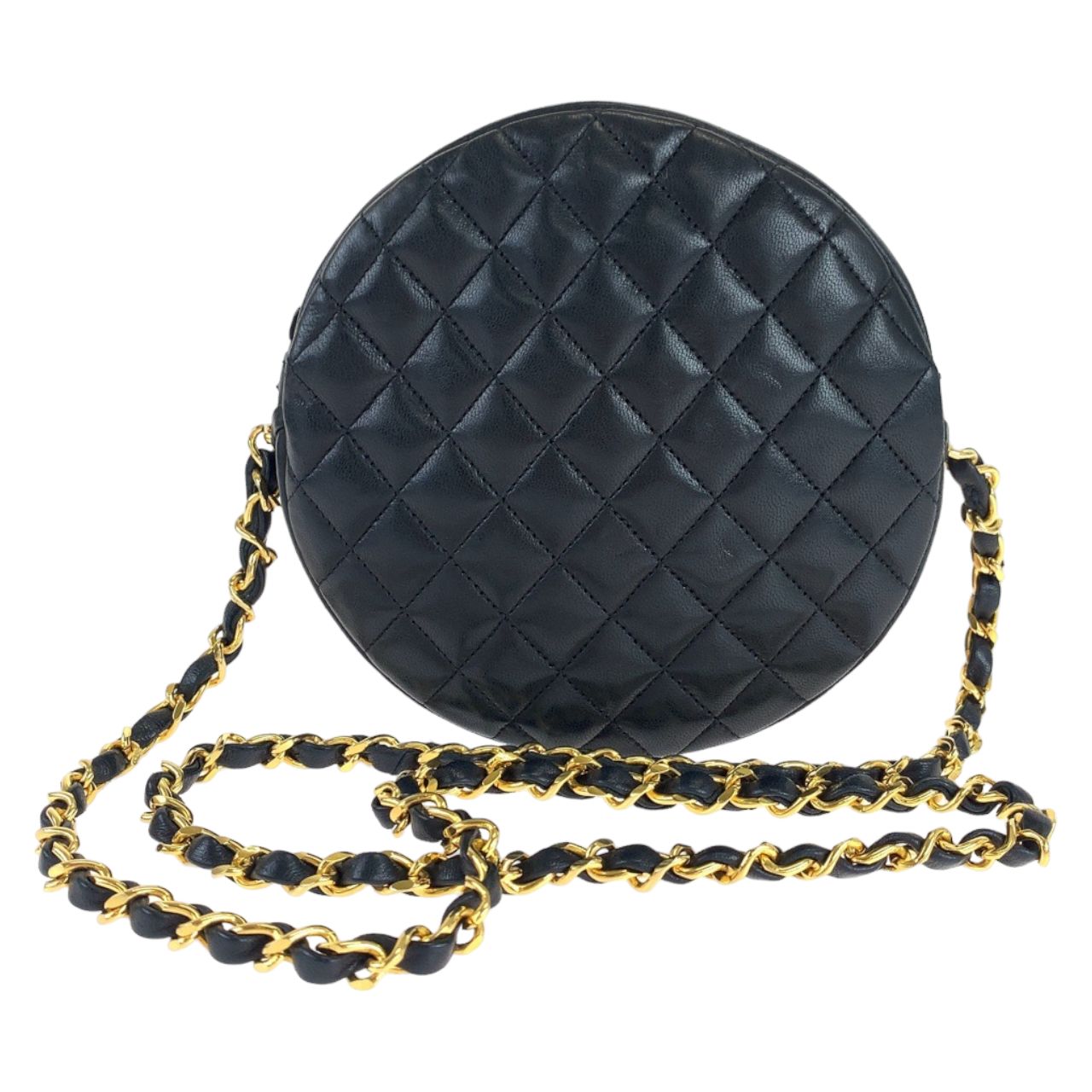 希少 美品 CHANEL シャネル ヴィンテージ マトラッセ サークル ココ  