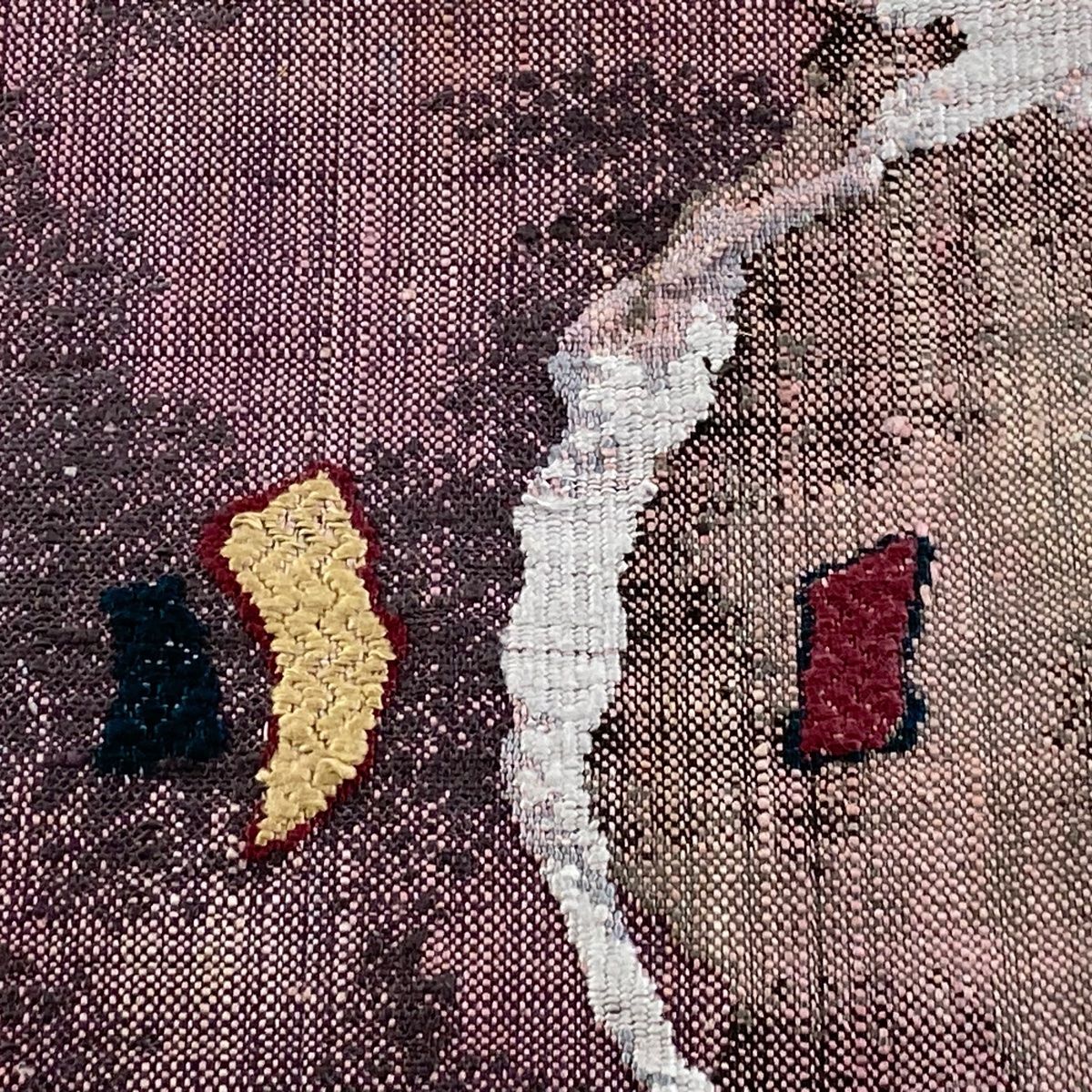 名古屋帯 渡文 落款 証紙 八寸名古屋帯 灰紫 正絹