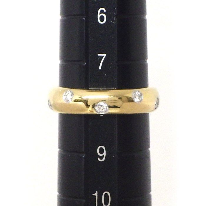 ティファニー Tiffany & Co. リング ドッツ ダイヤモンド K18YG PT950