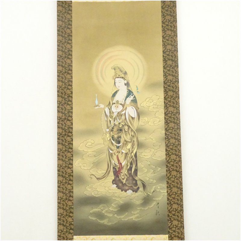 4142 時田蘇西「日々是好日」 共箱 肉筆 紙本 書 掛軸 禅語 Amazon.co