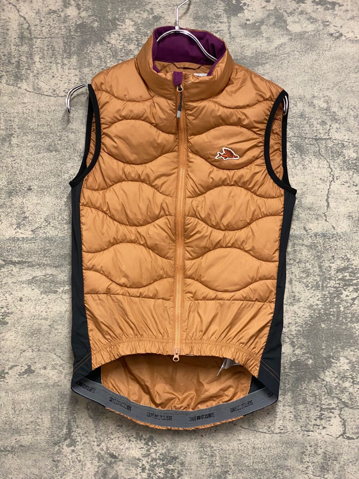 JM966 カフェドシクリステ Cafe du Cycliste ALEXIA UNISEX サイクルベスト ジレ 茶 XS