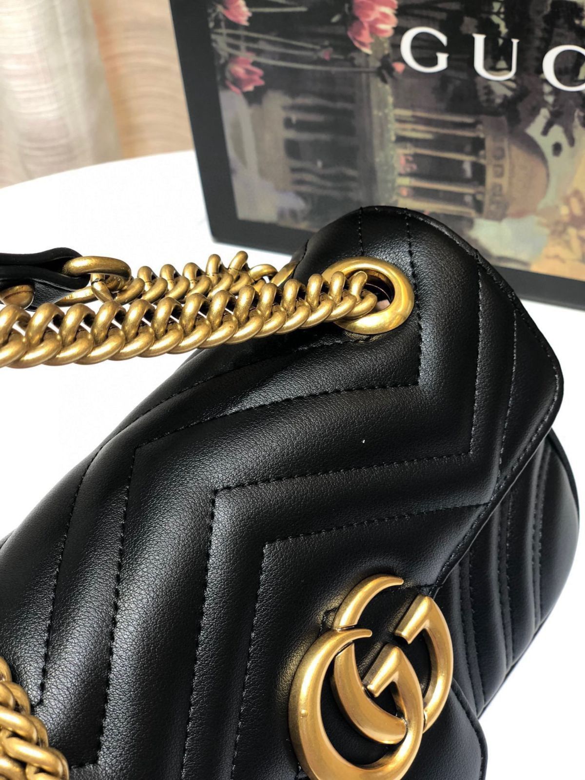 ⭐*)様 Gucci ブラック GGバッグ Gucci Guccissima Abbey Messenger Crossbody Handbag – ShopCGX
