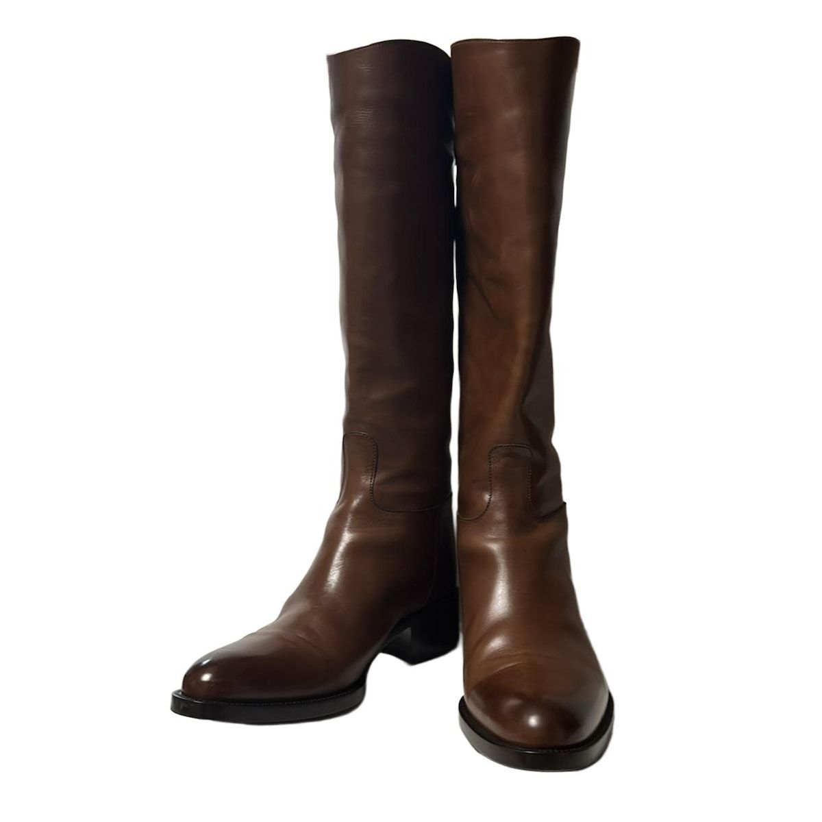 SARTORE サルトル ロングブーツ 37 レディース - ブラウン レザー