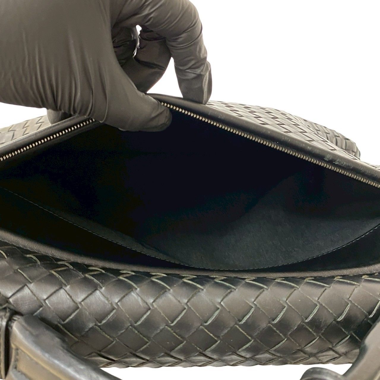 極 美品 BOTTEGA VENETA ボッテガヴェネタ イントレチャート レザー 本