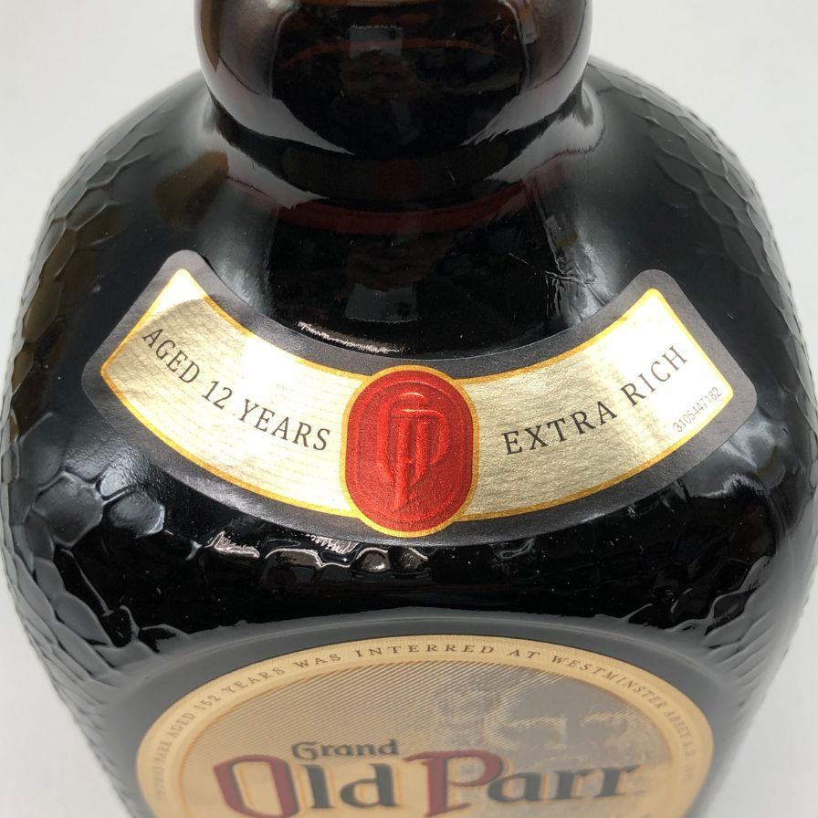 い*し様 4本セット　古酒 グランドOLD PARR 12年 スコッチウイスキー グランド オールドパー エクストラ リッチ 12年 40% 750ml【J4