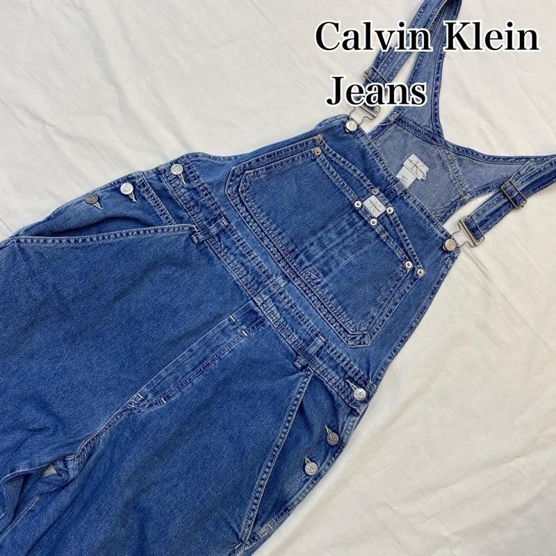 Calvin Klein カルバン クライン サロペット オーバーオール サロペット オーバーオール 90s Calvin Klein オーバーオール デニム メキシコ製 L