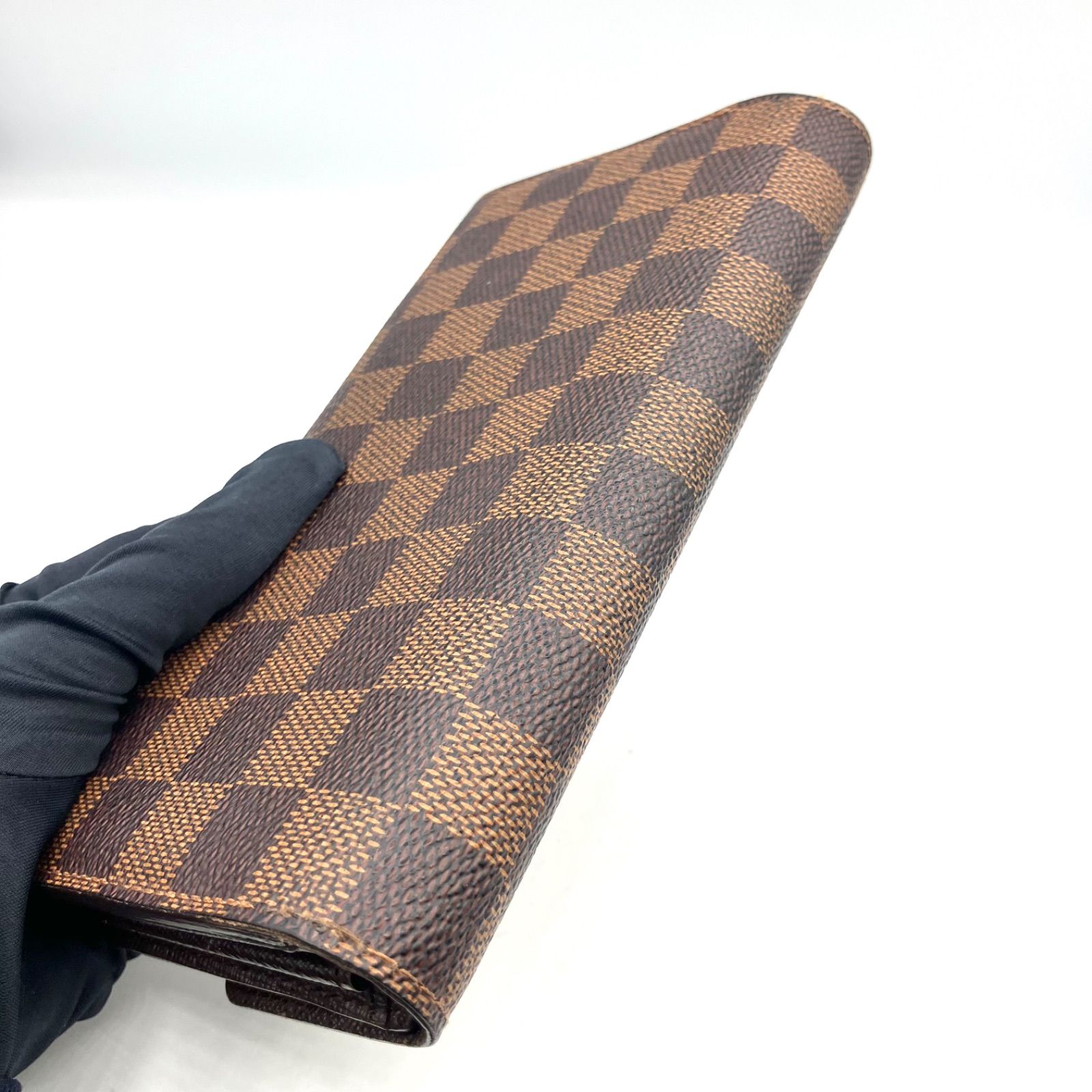 鑑定済み】正規品 ルイヴィトン LOUIS VUITTON ダミエ ポルトフォイユ 