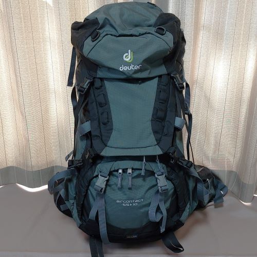 ドイター☆ deuter ☆エアコンタクト☆ 55+10 ☆ # D3320319 ☆レインカバー付☆未使用新品 - メルカリ