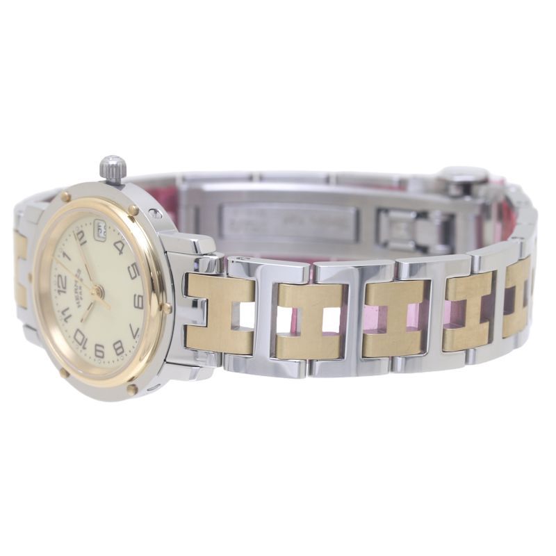 HERMES エルメス クリッパー CL4.220.430/3752 旧バックル ステンレス  