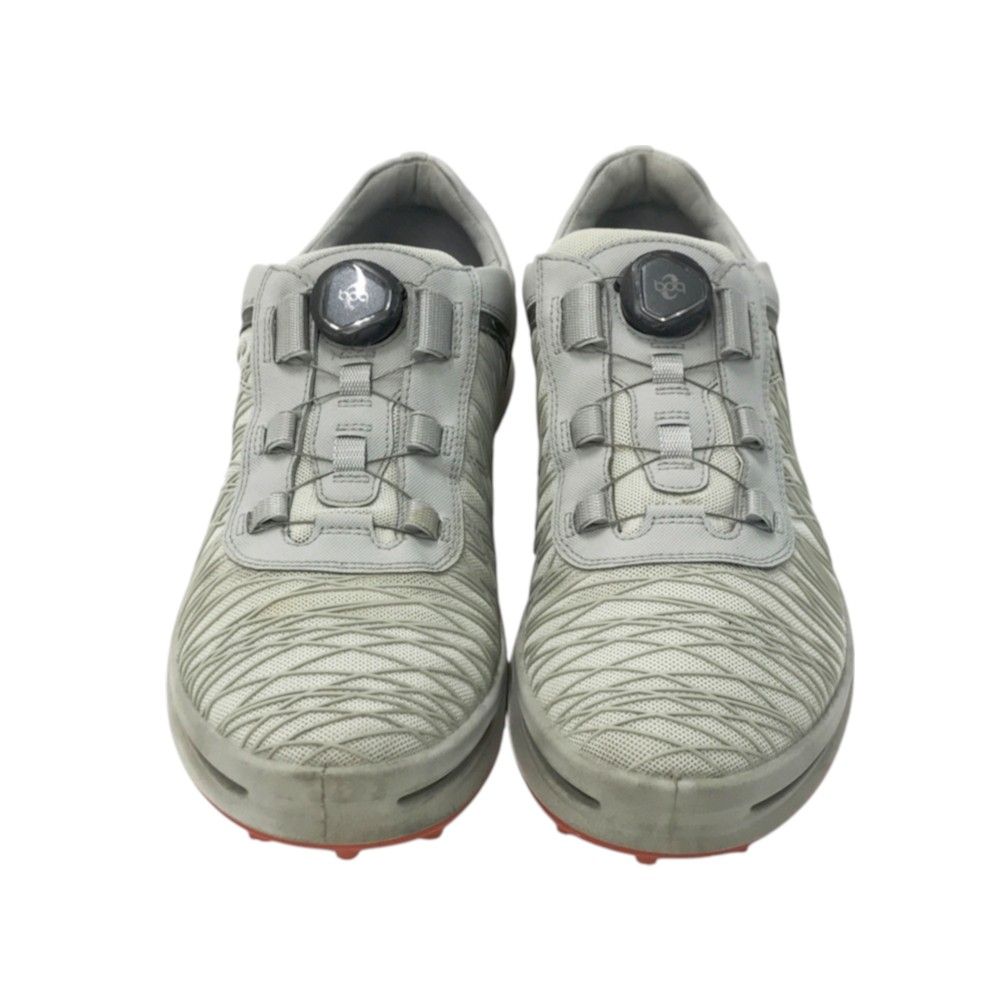 ecco ゴルフシューズ グレー　41サイズ（25.5〜26.0） ecco エコー CAGE PRO スパイクレス ゴルフシューズ グレー系 42