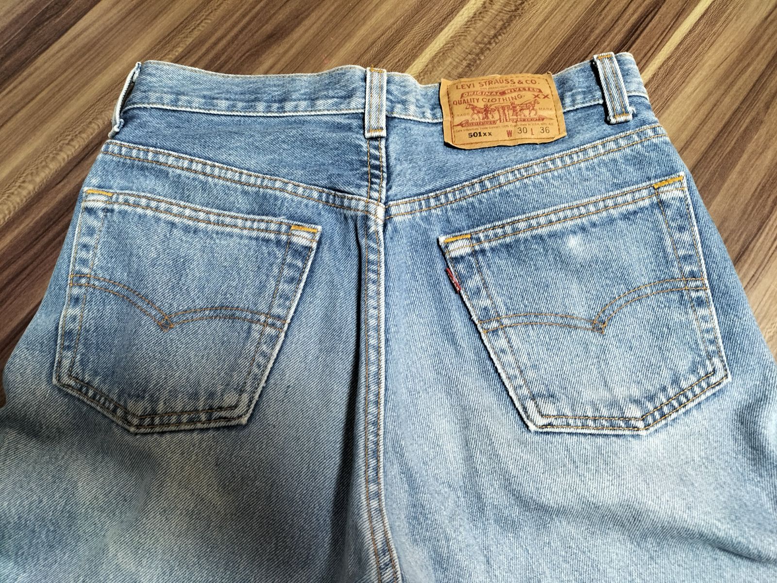 Levi's リーバイス 501xx デニム ボタン裏 653 90's W30 USA