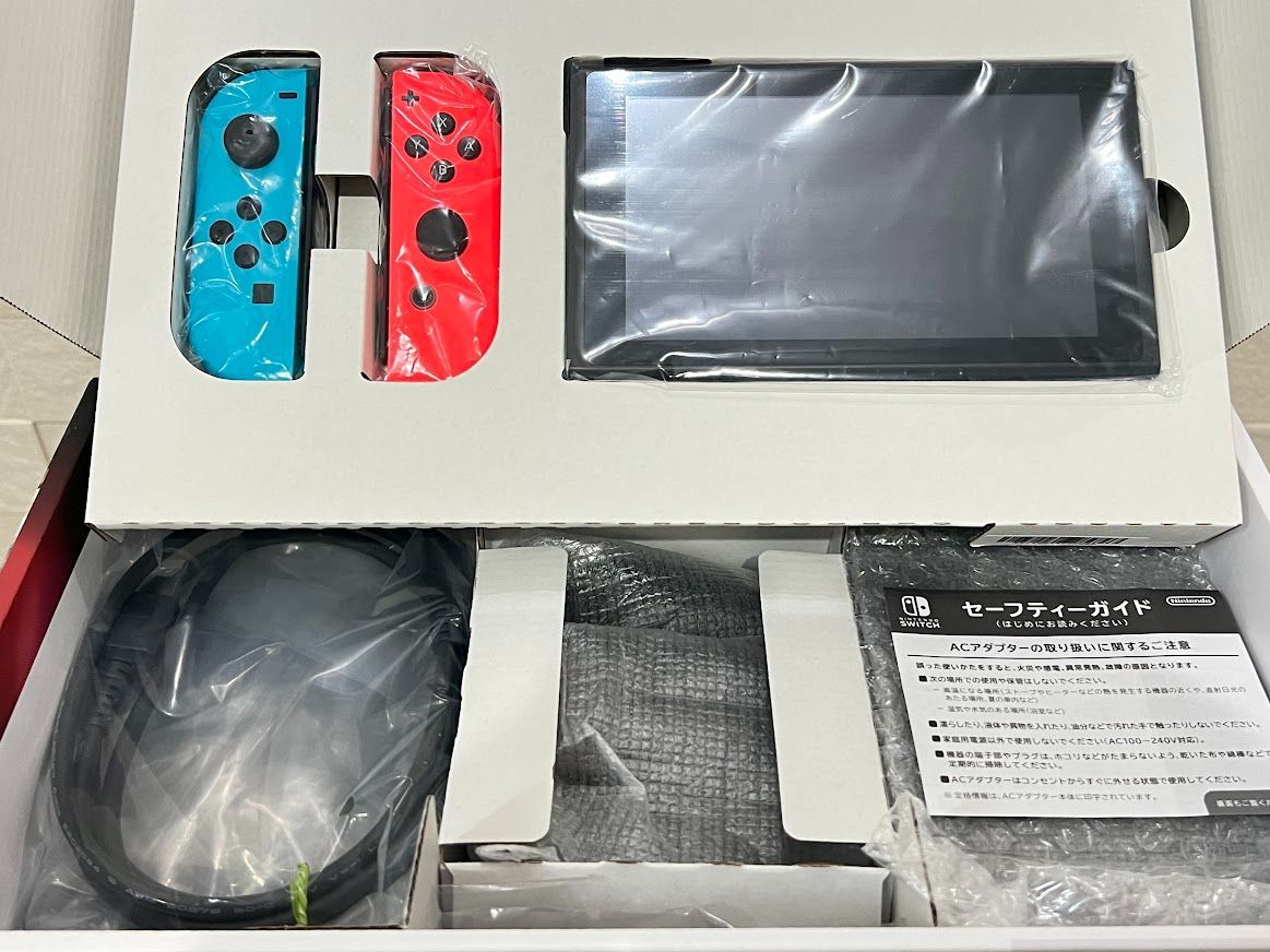 良品】Nintendo Switch スイッチ 本体 旧型モデル/2018年製/付属品完備 